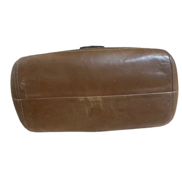 Coach Soho Camel Monogram Canvas Leather Shoulder Bag - Picture 7 of 11